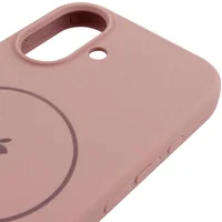 Чехол Silicone Case Full Protective (AA) V2 with MagSafe для Apple iPhone 17 (6.3") Розовый / Pink Sand