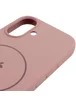 Чехол Silicone Case Full Protective (AA) V2 with MagSafe для Apple iPhone 17 (6.3") Розовый / Pink Sand