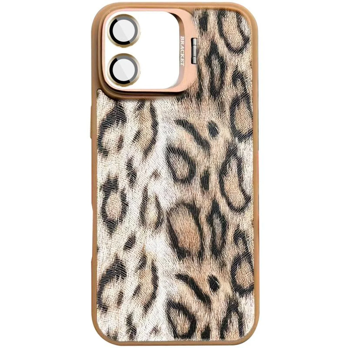 Чохол TPU+PC Wild Leopard with MagSafe and Lens для Apple iPhone 17 (6.3") Brown