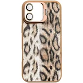 Чехол TPU+PC Wild Leopard with MagSafe and Lens для Apple iPhone 17 (6.3") Brown