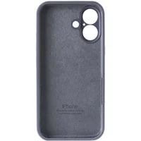 Чехол Silicone Case Full Camera Protective (AA) для Apple iPhone 17 (6.3") Серый / Lavender Gray