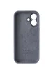 Чехол Silicone Case Full Camera Protective (AA) для Apple iPhone 17 (6.3") Серый / Lavender Gray