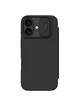 Кожаный чехол-книжка Nillkin Qin Pro Camshield для Apple iPhone 17 (6.3") Black