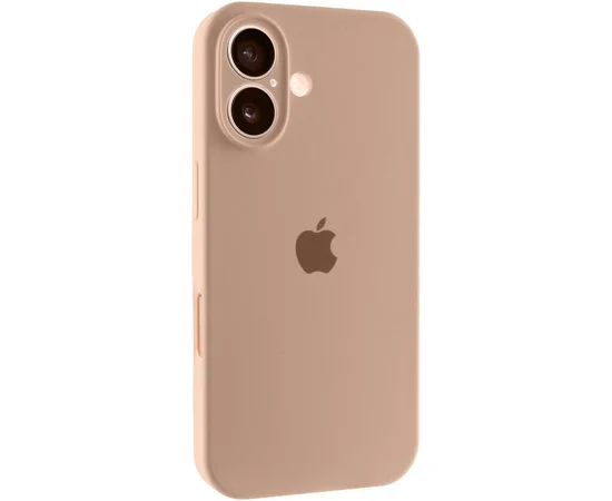 Чехол Silicone Case Full Camera Protective (AA) для Apple iPhone 17 (6.3") Бежевый / Desert Gold