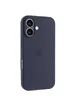Чехол Silicone Case Full Camera Protective (AA) для Apple iPhone 17 (6.3") Темно-синий / Midnight blue