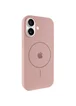 Чехол Silicone Case Full Protective (AA) V2 with MagSafe для Apple iPhone 17 (6.3") Розовый / Pink Sand