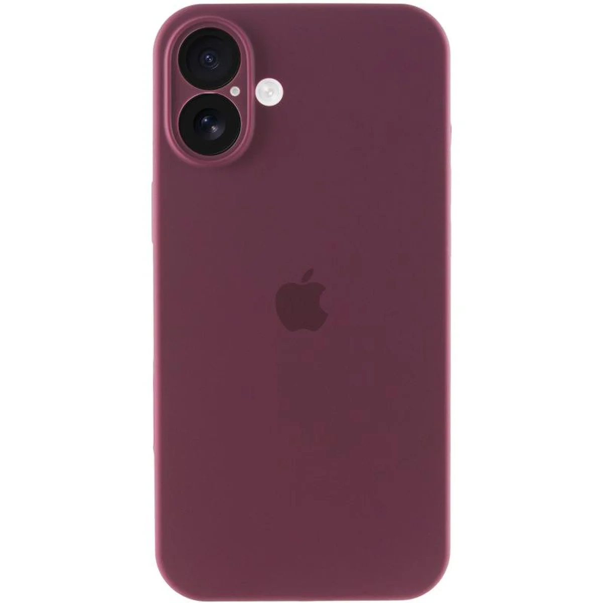 Чехол Silicone Case Full Camera Protective (AA) для Apple iPhone 17 (6.3") Бордовый / Plum