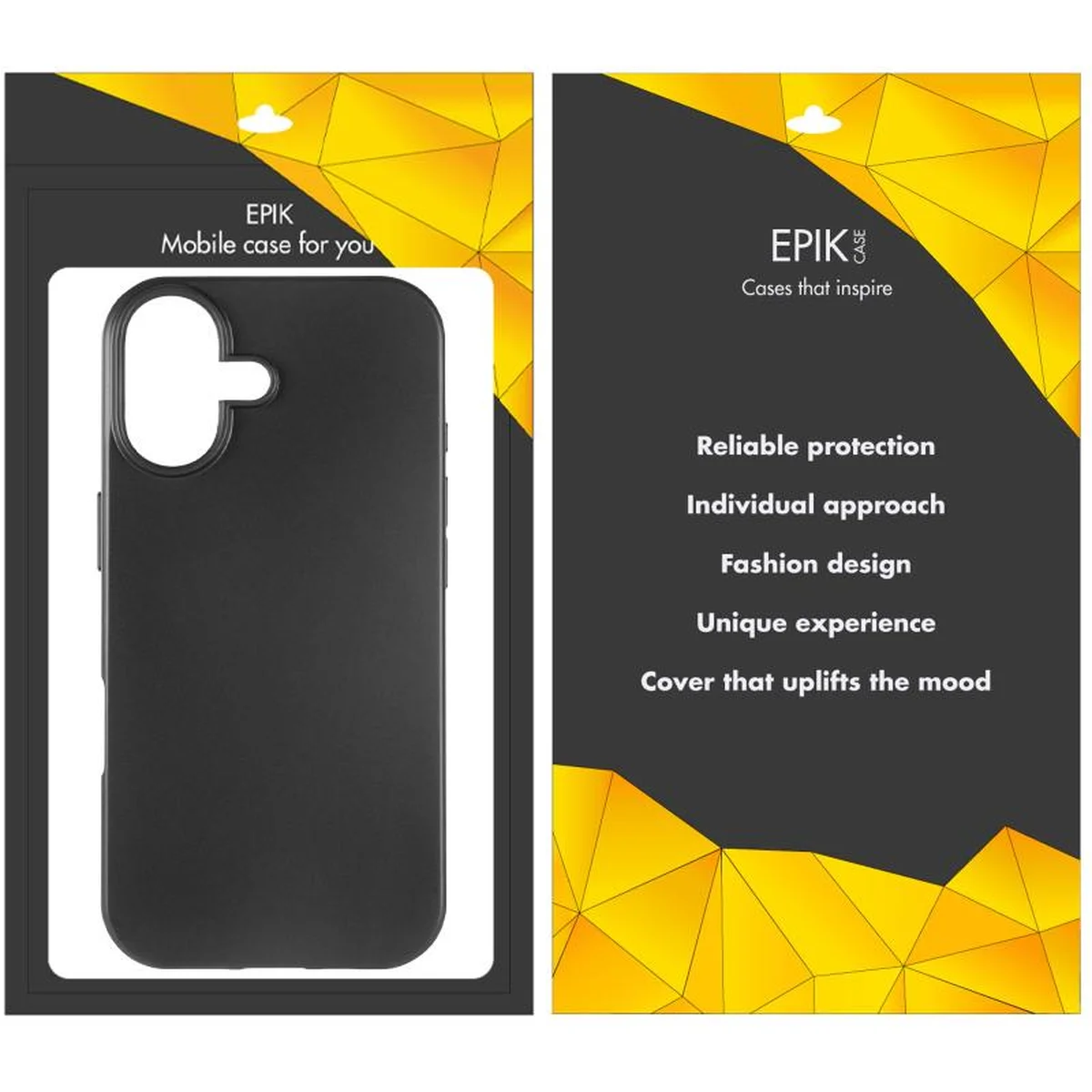 Чехол TPU Epik Black для Apple iPhone 17 (6.3") Черный