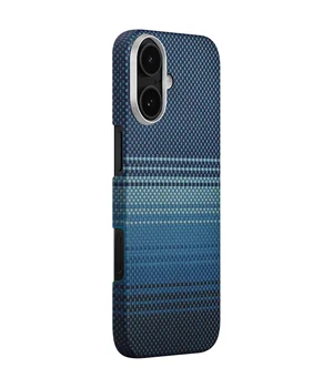 Чехол PC Carbon Protection Slim with MagSafe для Apple iPhone 17 (6.3") Blue