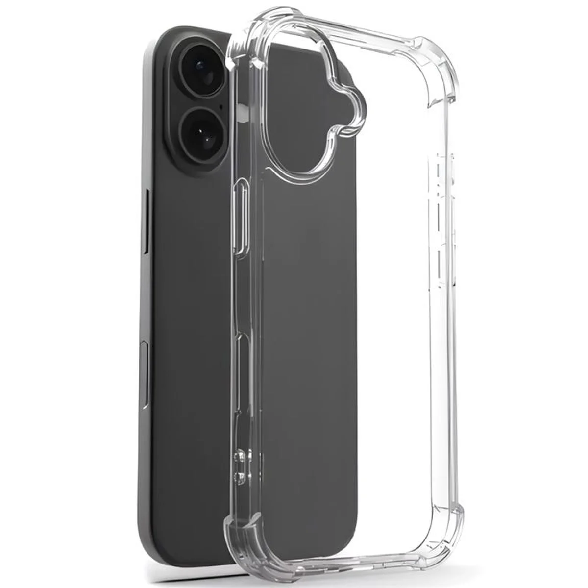 TPU чехол GETMAN Ease logo усиленные углы для Apple iPhone 17 (6.3") Бесцветный (прозрачный)