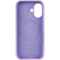 Чехол Silicone Case Full Protective (AA) V2 with MagSafe для Apple iPhone 17 (6.3") Сиреневый / Lilac