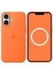 Чохол Silicone case (AAA) with Magsafe and Animation для Apple iPhone 17 (6.3") Orange