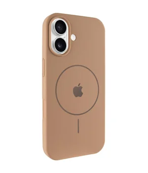 Чехол Silicone Case Full Protective (AA) V2 with MagSafe для Apple iPhone 17 (6.3") Бежевый / Desert Gold Чехол Silicone Case Full Protective (AA) V2 with MagSafe для Apple iPhone 17 (6.3") Бежевый / Desert Gold