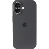 Чехол Silicone Case Full Camera Protective (AA) для Apple iPhone 17 (6.3") Серый / Dark Gray