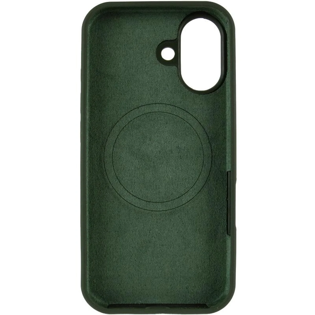 Чохол Silicone Case Full Protective (AA) V2 with MagSafe для Apple iPhone 17 (6.3") Зелений / Cyprus Green