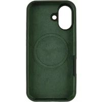 Чохол Silicone Case Full Protective (AA) V2 with MagSafe для Apple iPhone 17 (6.3") Зелений / Cyprus Green