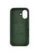 Чехол Silicone Case Full Protective (AA) V2 with MagSafe для Apple iPhone 17 (6.3") Зеленый / Cyprus Green