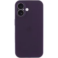 Чехол Silicone Case Full Camera Protective (AA) для Apple iPhone 17 (6.3") Фиолетовый / Elderberry