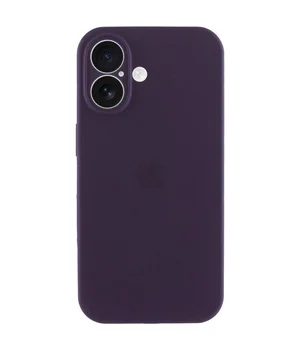 Чехол Silicone Case Full Camera Protective (AA) для Apple iPhone 17 (6.3") Фиолетовый / Elderberry