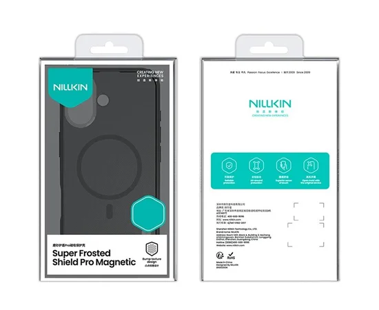 Чохол Nillkin Matte Magnetic Pro для Apple iPhone 17 (6.3") Transparent black