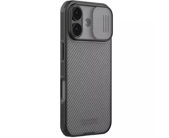 Карбоновая накладка Nillkin CamShield Pro для Apple iPhone 17 (6.3") Transparent black