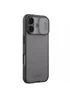 Карбонова накладка Nillkin CamShield Pro для Apple iPhone 17 (6.3") Transparent black
