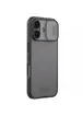 Карбоновая накладка Nillkin CamShield Pro для Apple iPhone 17 (6.3") Transparent black