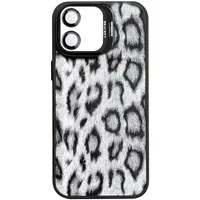 Чехол TPU+PC Wild Leopard with MagSafe and Lens для Apple iPhone 17 (6.3") Black