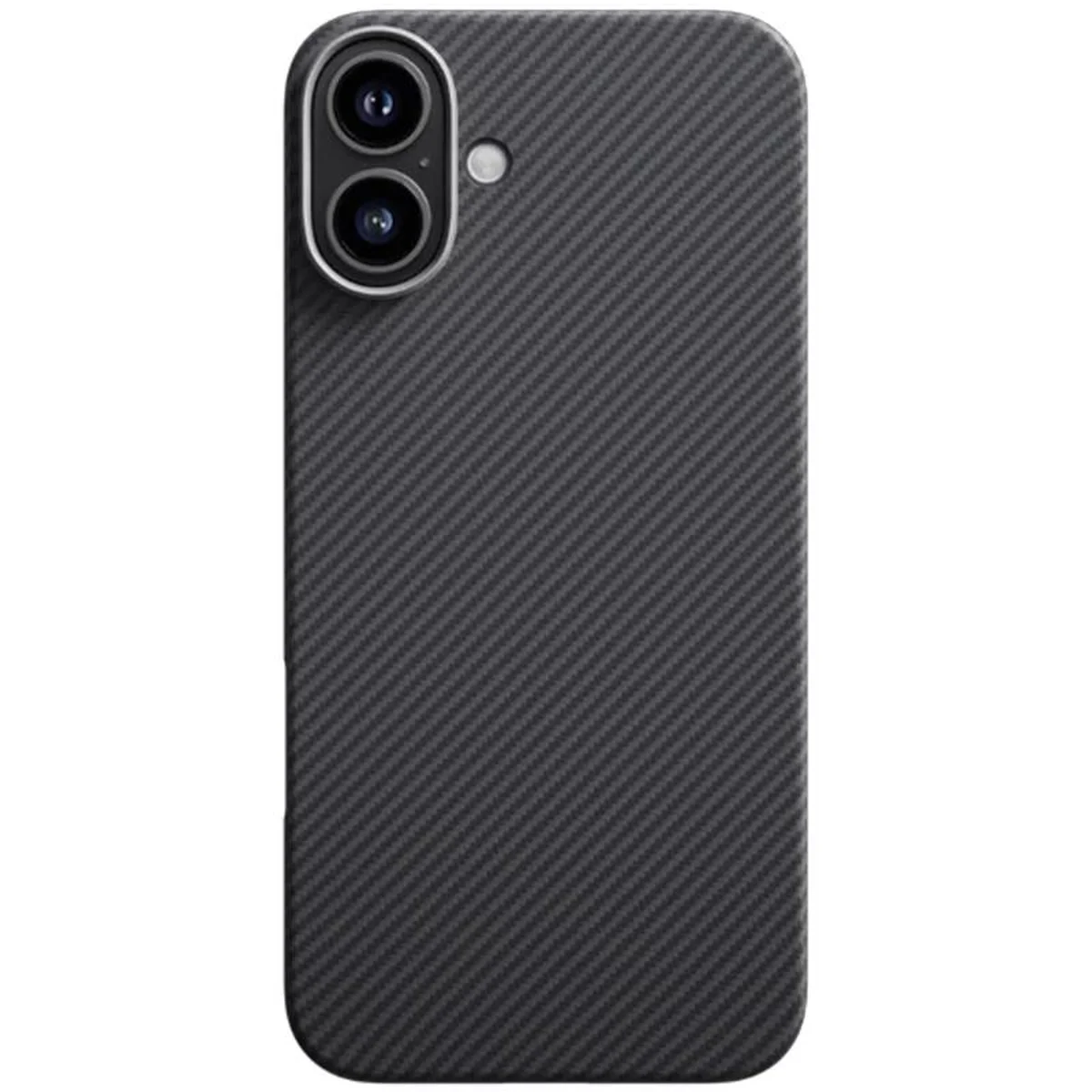 Чохол PC Carbon Protection Slim with MagSafe для Apple iPhone 17 (6.3") Black