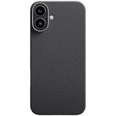 Чехол PC Carbon Protection Slim with MagSafe для Apple iPhone 17 (6.3") Black