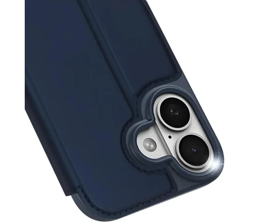 Чохол-книжка Dux Ducis з кишенею для візиток для Apple iPhone 17 (6.3") Синій
