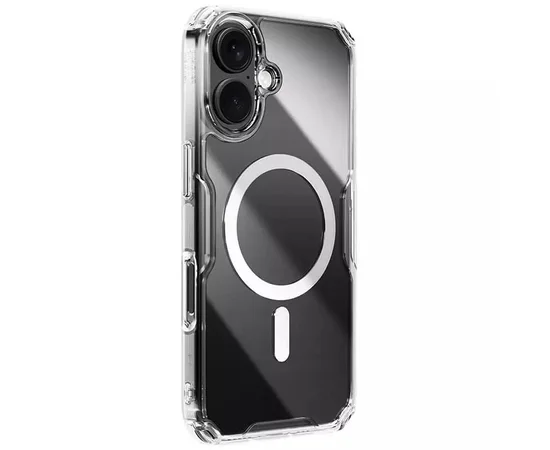 TPU чехол Nillkin Nature Pro Magnetic для Apple iPhone 17 (6.3") Бесцветный (прозрачный)