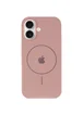 Чехол Silicone Case Full Protective (AA) V2 with MagSafe для Apple iPhone 17 (6.3") Розовый / Pink Sand