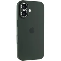Чехол Silicone Case Full Camera Protective (AA) для Apple iPhone 17 (6.3") Зеленый / Cyprus Green