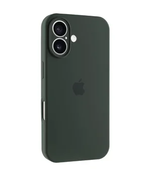 Чехол Silicone Case Full Camera Protective (AA) для Apple iPhone 17 (6.3") Зеленый / Cyprus Green