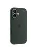 Чехол Silicone Case Full Camera Protective (AA) для Apple iPhone 17 (6.3") Зеленый / Cyprus Green