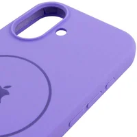 Чохол Silicone Case Full Protective (AA) V2 with MagSafe для Apple iPhone 17 (6.3") Бузковий / Dasheen