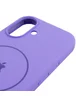 Чехол Silicone Case Full Protective (AA) V2 with MagSafe для Apple iPhone 17 (6.3") Сиреневый / Dasheen