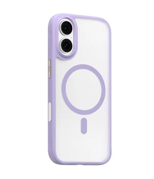 TPU+PC чехол Blueo Skin Friendly Frosted with MagSafe для Apple iPhone 17 (6.3") Сиреневый