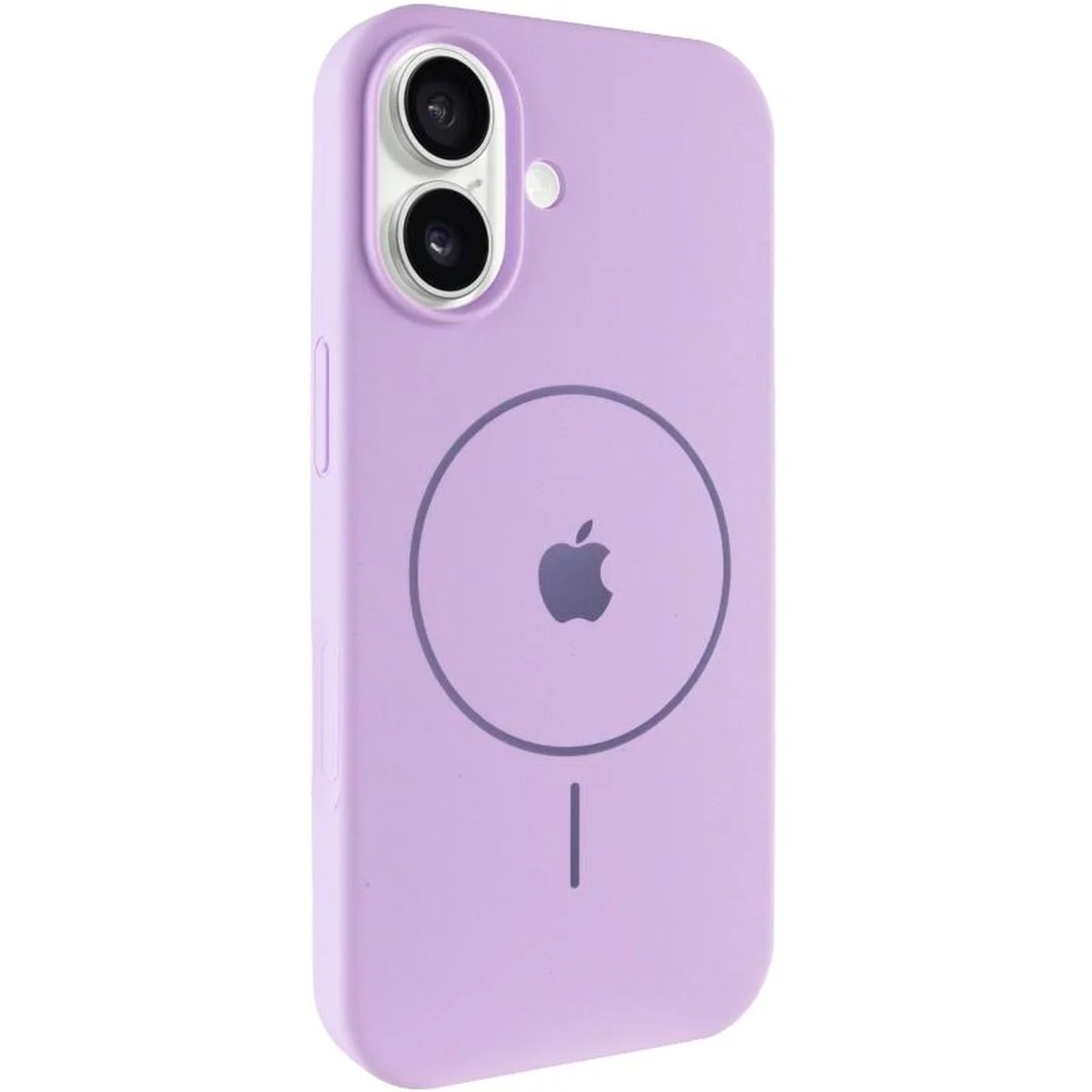 Чехол Silicone Case Full Protective (AA) V2 with MagSafe для Apple iPhone 17 (6.3") Сиреневый / Lilac