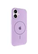 Чехол Silicone Case Full Protective (AA) V2 with MagSafe для Apple iPhone 17 (6.3") Сиреневый / Lilac