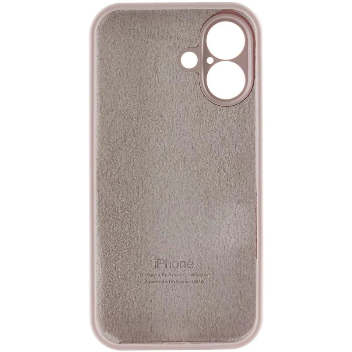 Чохол Silicone Case Full Camera Protective (AA) Apple iPhone 17 (6.3") Сірий / Lavender