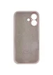 Чехол Silicone Case Full Camera Protective (AA) для Apple iPhone 17 (6.3") Серый / Lavender