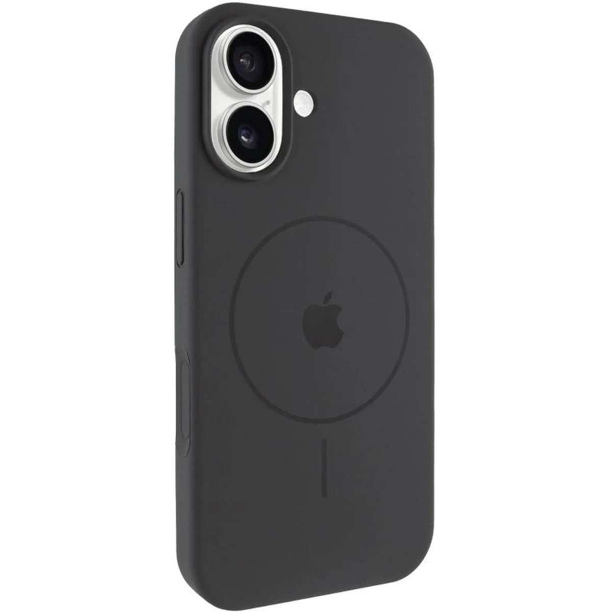 Чехол Silicone Case Full Protective (AA) V2 with MagSafe для Apple iPhone 17 (6.3") Серый / Dark Gray