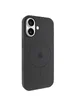Чехол Silicone Case Full Protective (AA) V2 with MagSafe для Apple iPhone 17 (6.3") Серый / Dark Gray