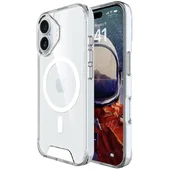 Чехол TPU Space Case with MagSafe для Apple iPhone 17 (6.3") Прозрачный