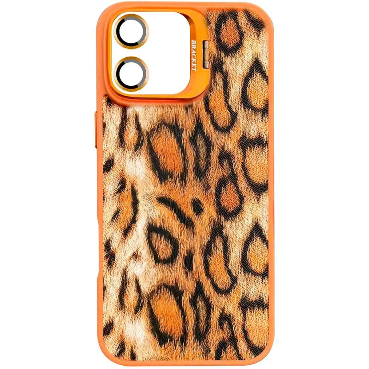 Чехол TPU+PC Wild Leopard with MagSafe and Lens для Apple iPhone 17 (6.3") Orange