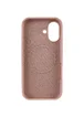Чехол Silicone Case Full Protective (AA) V2 with MagSafe для Apple iPhone 17 (6.3") Розовый / Pink Sand