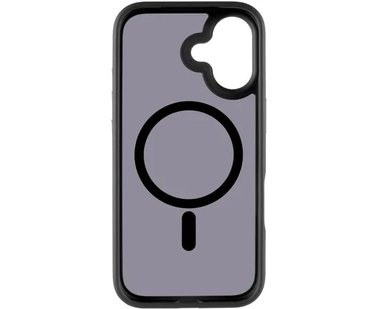 TPU+PC чехол Metal Buttons with MagSafe для Apple iPhone 17 (6.3") Черный / Black