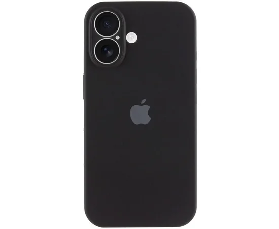Чехол Silicone Case Full Camera Protective (AA) для Apple iPhone 17 (6.3") Черный / Black